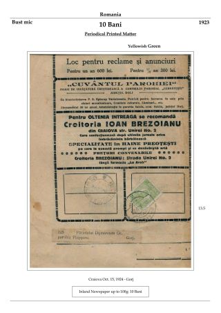 RUMÄNIEN: KÖNIG FERDINAND 1920-26 – Blatt 90