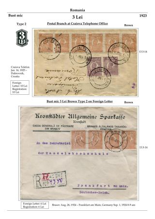 RUMÄNIEN: KÖNIG FERDINAND 1920-26 – Blatt 100