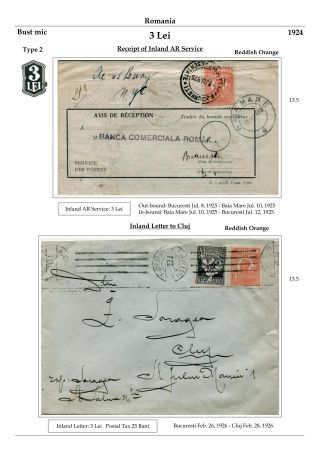 RUMÄNIEN: KÖNIG FERDINAND 1920-26 – Blatt 106