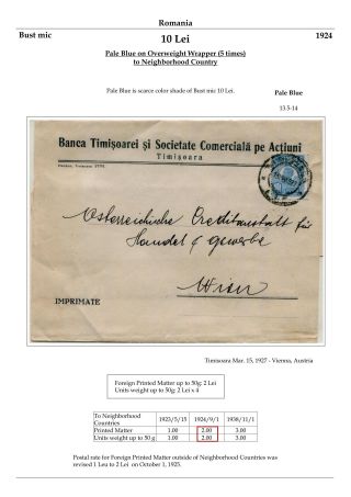 RUMÄNIEN: KÖNIG FERDINAND 1920-26 – Blatt 115