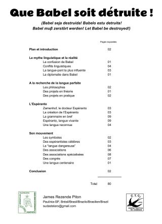 BABYLON MUSÍ BÝT ZNIČEN! – list 1