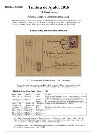 RUMUNSKO: VYDÁNÍ PRO CHARITU 1915-1931 – list 17