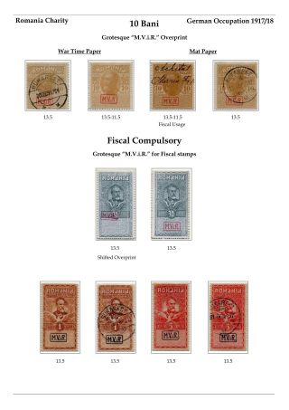 RUMUNSKO: VYDÁNÍ PRO CHARITU 1915-1931 – list 31