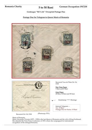 RUMUNSKO: VYDÁNÍ PRO CHARITU 1915-1931 – list 39