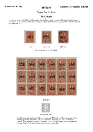 RUMUNSKO: VYDÁNÍ PRO CHARITU 1915-1931 – list 40