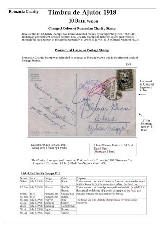 RUMUNSKO: VYDÁNÍ PRO CHARITU 1915-1931 – list 49
