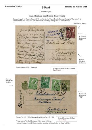 RUMUNSKO: VYDÁNÍ PRO CHARITU 1915-1931 – list 52