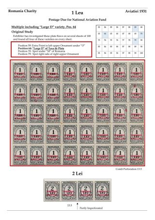 RUMUNSKO: VYDÁNÍ PRO CHARITU 1915-1931 – list 79