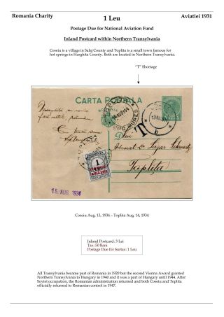RUMUNSKO: VYDÁNÍ PRO CHARITU 1915-1931 – list 80