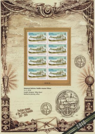 POŠTOVNÍ ZNÁMKY ČESKÉ REPUBLIKY 2017-2019 – list 13