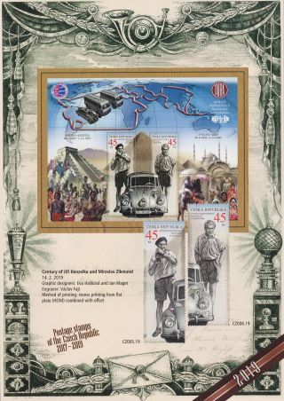 TSCHECHISCHE REPUBLIK: BRIEFMARKEN 2017-2019 – Blatt 21