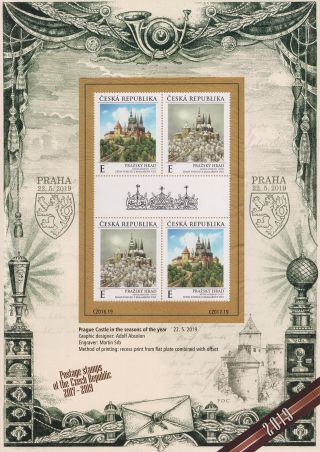 TSCHECHISCHE REPUBLIK: BRIEFMARKEN 2017-2019 – Blatt 24