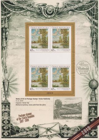 TSCHECHISCHE REPUBLIK: BRIEFMARKEN 2017-2019 – Blatt 25