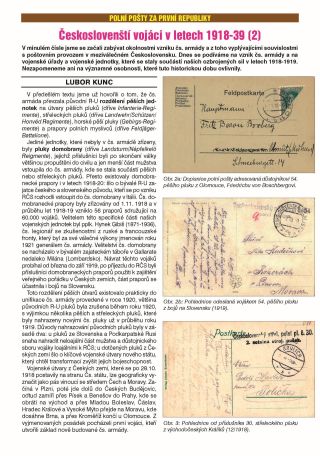 CZECHOSLOVAK SOLDIERS IN 1918-1939 – sheet 5