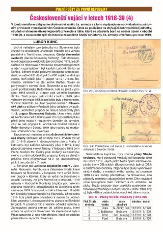 CZECHOSLOVAK SOLDIERS IN 1918-1939 – sheet 13