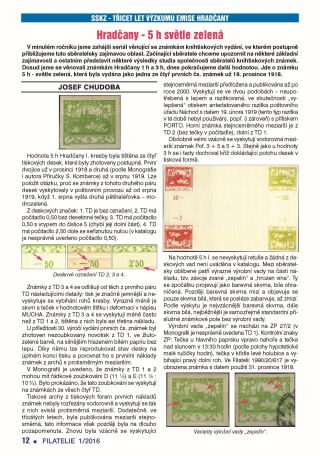 ČESKOSLOVENSKO - ÚVOD KE SBÍRÁNÍ EMISE HRADČANY – list 7