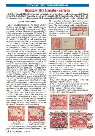 ČESKOSLOVENSKO - ÚVOD KE SBÍRÁNÍ EMISE HRADČANY – list 13