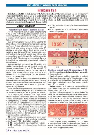 ČESKOSLOVENSKO - ÚVOD KE SBÍRÁNÍ EMISE HRADČANY – list 21