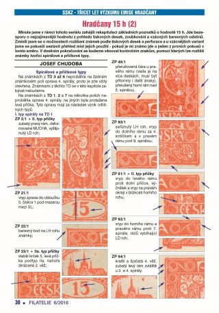 ČESKOSLOVENSKO - ÚVOD KE SBÍRÁNÍ EMISE HRADČANY – list 25