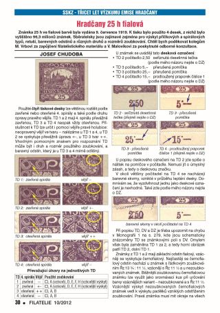 ČESKOSLOVENSKO - ÚVOD KE SBÍRÁNÍ EMISE HRADČANY – list 49