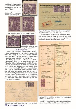 ČESKOSLOVENSKO - ÚVOD KE SBÍRÁNÍ EMISE HRADČANY – list 57