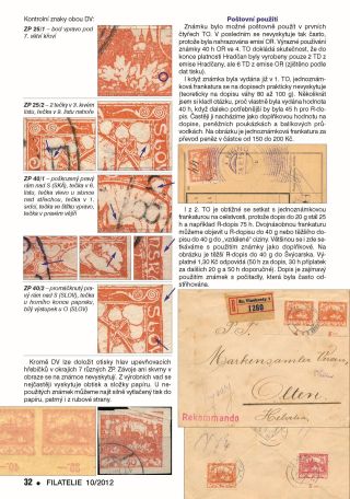 ČESKOSLOVENSKO - ÚVOD KE SBÍRÁNÍ EMISE HRADČANY – list 74
