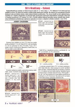 ČESKOSLOVENSKO - ÚVOD KE SBÍRÁNÍ EMISE HRADČANY – list 77