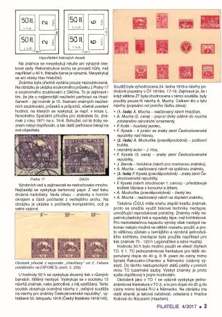 ČESKOSLOVENSKO - ÚVOD KE SBÍRÁNÍ EMISE HRADČANY – list 78