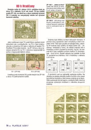 TSCHECHOSLOWAKEI - EINFÜHRUNG IN DAS HRADSCHIN-AUSGABE SAMMELN – Blatt 93