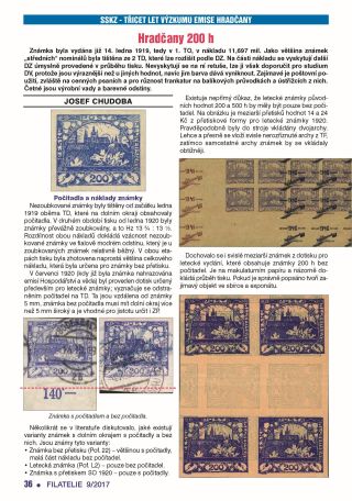 ČESKOSLOVENSKO - ÚVOD KE SBÍRÁNÍ EMISE HRADČANY – list 105