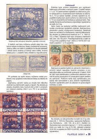 ČESKOSLOVENSKO - ÚVOD KE SBÍRÁNÍ EMISE HRADČANY – list 108