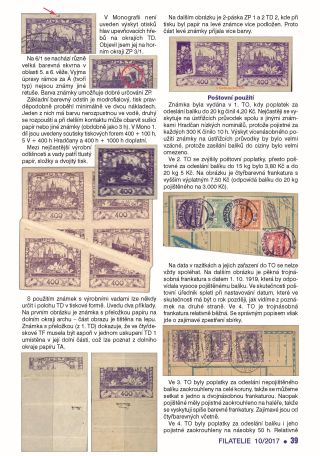 ČESKOSLOVENSKO - ÚVOD KE SBÍRÁNÍ EMISE HRADČANY – list 118