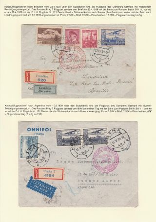 POSTAL TRAFFIC IN PROTECTORATE BOHEMIA AND MORAVIA 1939-1945 – sheet 7