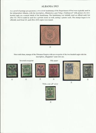 ALBANIA 1913-1945 – sheet 2