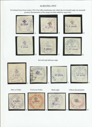ALBANIA 1913-1945 – sheet 4