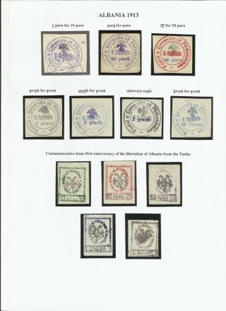 ALBANIA 1913-1945 – sheet 6