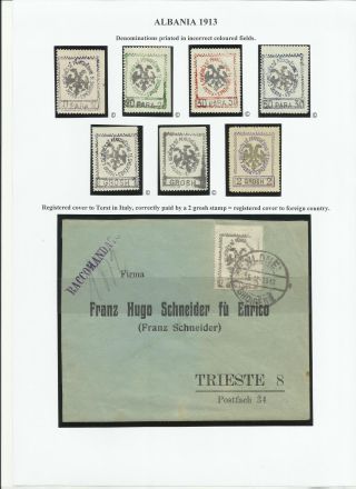 ALBANIA 1913-1945 – sheet 8