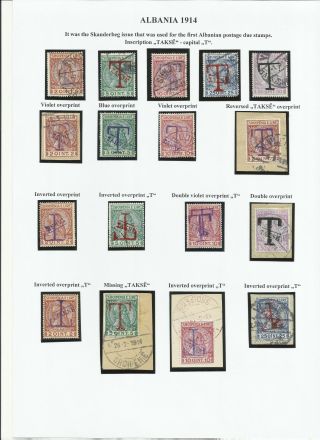 ALBANIA 1913-1945 – sheet 15
