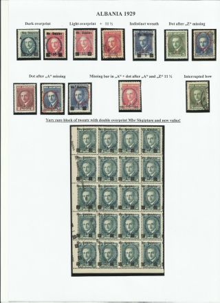 ALBANIEN 1913-1945 – Blatt 58