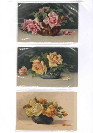 CATHERINE KLEIN - Roses on postcards – sheet 4
