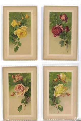 CATHERINE KLEIN - Roses on postcards – sheet 5