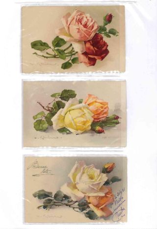 CATHERINE KLEIN - Roses on postcards – sheet 10