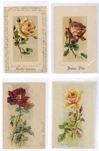 CATHERINE KLEIN - Roses on postcards – sheet 15