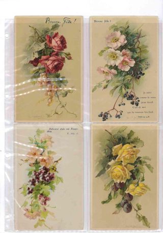 CATHERINE KLEIN - Roses on postcards – sheet 21