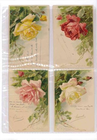 CATHERINE KLEIN - Roses on postcards – sheet 24