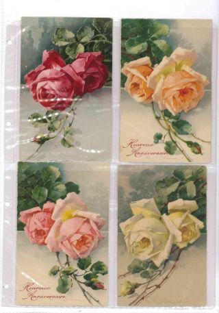 CATHERINE KLEIN - Roses on postcards – sheet 29