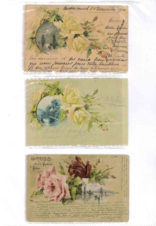 CATHERINE KLEIN - Roses on postcards – sheet 30