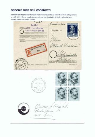 Weltpostunion - Universal Postal Union – Blatt 4