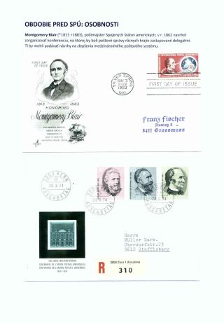 Weltpostunion - Universal Postal Union – Blatt 5
