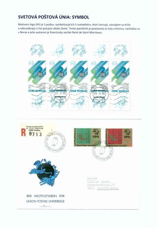 Weltpostunion - Universal Postal Union – Blatt 9